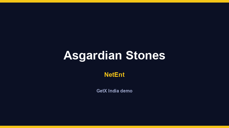 Asgardian Stones — NetEnt